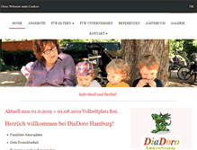 Tablet Screenshot of diadoro-hamburg.de